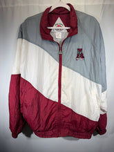 Load image into Gallery viewer, Vintage Alabama X Red Oak Striped Windbreaker Jacket Large - Alabama VTG
