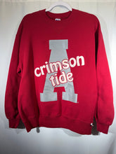 Load image into Gallery viewer, Vintage Alabama X Russell Crimson "A" Crewneck Sweatshirt Large - Alabama VTG
