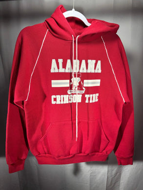Vintage Alabama X Russell Crimson Hoodie Sweatshirt Medium - Alabama VTG