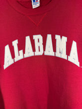 Load image into Gallery viewer, Vintage Alabama X Russell Crimson Spellout Crewneck Sweatshirt M/L - Alabama VTG
