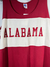Load image into Gallery viewer, Vintage Alabama X Russell Crimson/White Tank Top Shirt Medium - Alabama VTG
