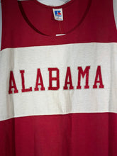 Load image into Gallery viewer, Vintage Alabama X Russell Crimson/White Tank Top Shirt Medium - Alabama VTG
