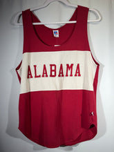 Load image into Gallery viewer, Vintage Alabama X Russell Crimson/White Tank Top Shirt Medium - Alabama VTG
