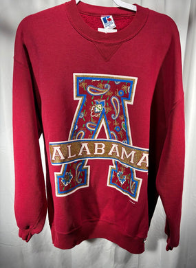Vintage Alabama X Russell Graphic Crewneck Sweatshirt XL - Alabama VTG