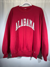 Load image into Gallery viewer, Vintage Alabama X Russell Spellout Crimson Crewneck Sweatshirt Large - Alabama VTG
