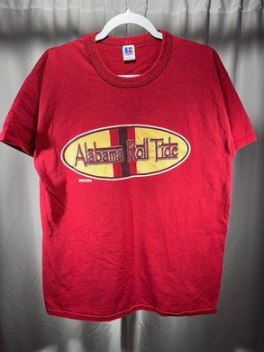 Vintage Alabama X Russell T-Shirt Large - Alabama VTG