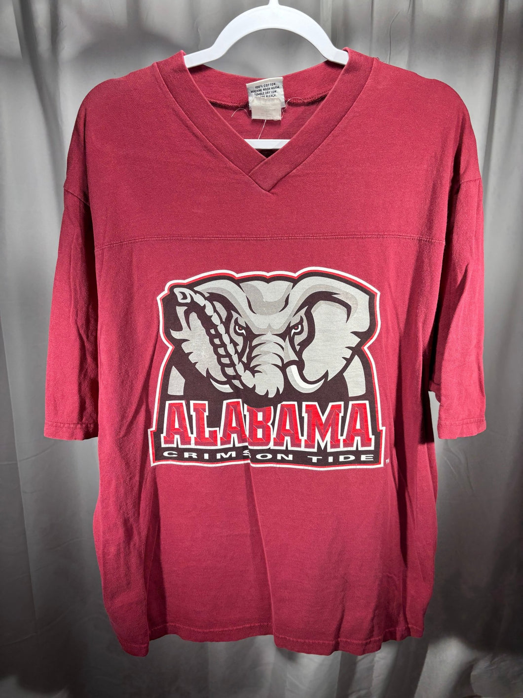 Vintage Alabama X Sport Jersey Style T-Shirt Large - Alabama VTG