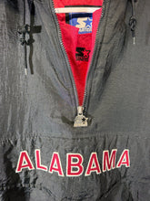 Load image into Gallery viewer, Vintage Alabama X Starter Black Half Zip Pullover Jacket Large - Alabama VTG
