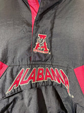Load image into Gallery viewer, Vintage Alabama X Starter Black Half Zip Pullover Jacket Small - Alabama VTG
