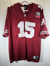 Load image into Gallery viewer, Vintage Alabama X Starter Crimson Embroidered 15 Football Jersey Large - Alabama VTG
