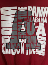 Load image into Gallery viewer, Vintage Alabama X TeeJays Crimson Graphic Crewneck Sweatshirt Small - Alabama VTG

