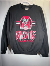 Load image into Gallery viewer, Vintage Alabama X Tultex Black Crewneck Sweatshirt Medium - Alabama VTG
