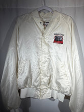 Load image into Gallery viewer, Vintage Bama Bassman X Alabama Football White Bomber Jacket Boxy XL - Alabama VTG
