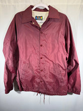 Load image into Gallery viewer, Vintage Bama Contractors Crimson Light Jacket Small - Alabama VTG
