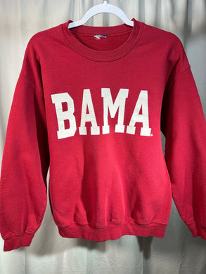 Vintage Bama Spellout Crewneck Sweatshirt Medium - Alabama VTG