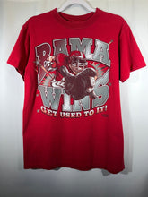 Load image into Gallery viewer, Vintage "Bama Wins" Crimson T-Shirt Medium - Alabama VTG
