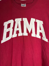 Load image into Gallery viewer, Vintage Bama X Jerzees Crimson Spellout T-Shirt Small - Alabama VTG
