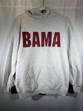 Load image into Gallery viewer, Vintage Bama X Jerzees Grey Spellout Hoodie Sweatshirt Small - Alabama VTG
