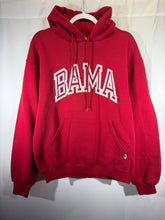 Load image into Gallery viewer, Vintage Bama X Russell Spellout Crimson Hoodie Sweatshirt Medium - Alabama VTG
