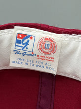 Load image into Gallery viewer, Vintage Bama X The Game Split Bar Crimson Snapback Hat - Alabama VTG
