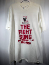 Load image into Gallery viewer, Vintage Fight Song of UA White T-Shirt Large - Alabama VTG
