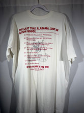 Load image into Gallery viewer, Vintage "The Tide Can't Lose in Baton Rouge" White Game Day T-Shirt XL - Alabama VTG
