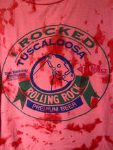 Load image into Gallery viewer, Vintage Tuscaloosa X Rolling Rock Beer Tie Dyed T-Shirt Boxy XL - Alabama VTG
