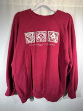 Load image into Gallery viewer, Vintage University of Alabama Crimson Crewneck Sweatshirt XL - Alabama VTG
