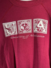 Load image into Gallery viewer, Vintage University of Alabama Crimson Crewneck Sweatshirt XL - Alabama VTG
