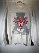 Load image into Gallery viewer, Vintage University of Alabama Grey Crewneck Sweatshirt Medium - Alabama VTG
