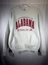Load image into Gallery viewer, Vintage University of Alabama School of Law Grey Crewneck Sweatshirt Large - Alabama VTG
