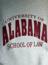 Load image into Gallery viewer, Vintage University of Alabama School of Law Grey Crewneck Sweatshirt Large - Alabama VTG

