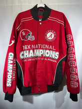 Load image into Gallery viewer, x16 National Champs Heavy Button Up Jacket Medium - Alabama VTG

