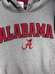 Y2K Alabama Grey Hoodie Sweatshirt Medium - Alabama VTG