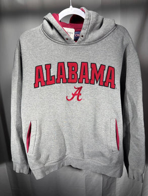 Y2K Alabama Grey Hoodie Sweatshirt Medium - Alabama VTG