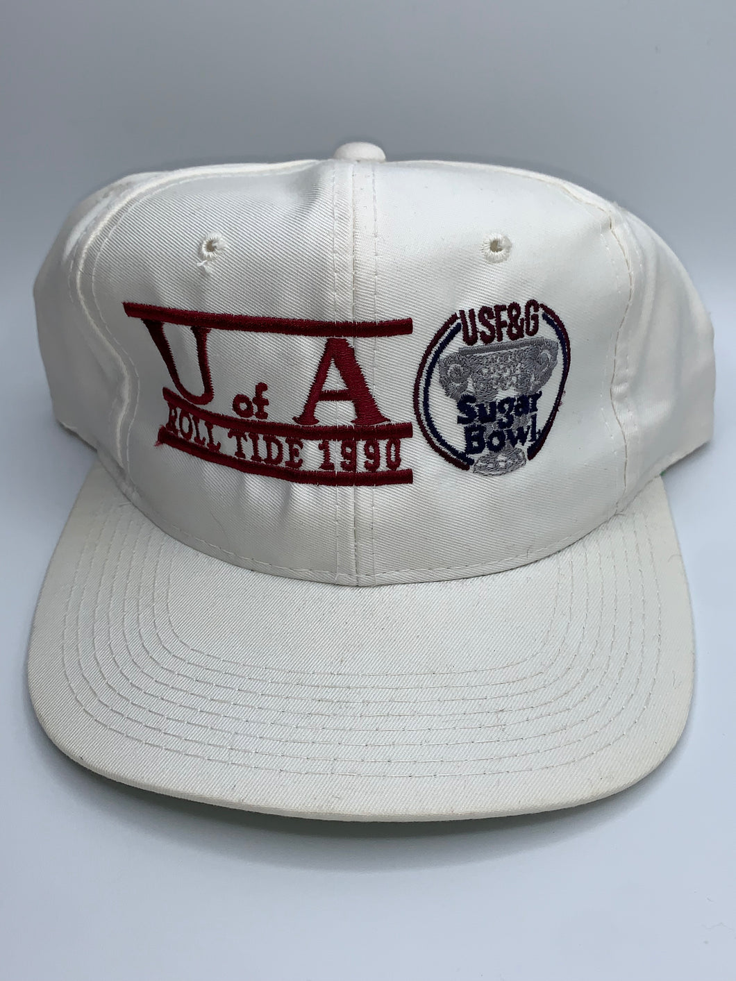 1990 Sugar Bowl Rare Split Bar Snapback Hat