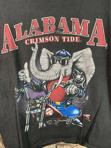 Vintage Alabama Crimson Tide Motorcycle T-Shirt Large