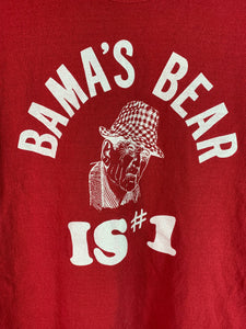1970’s Bama’s Bear is #1 Rare Shirt XL