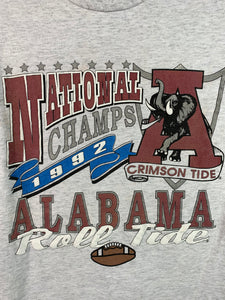 1992 National Champs Grey T-Shirt Large