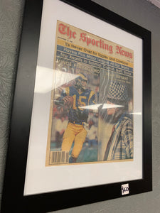 1980 Bear Bryant Collectible Newspaper Framed Picture