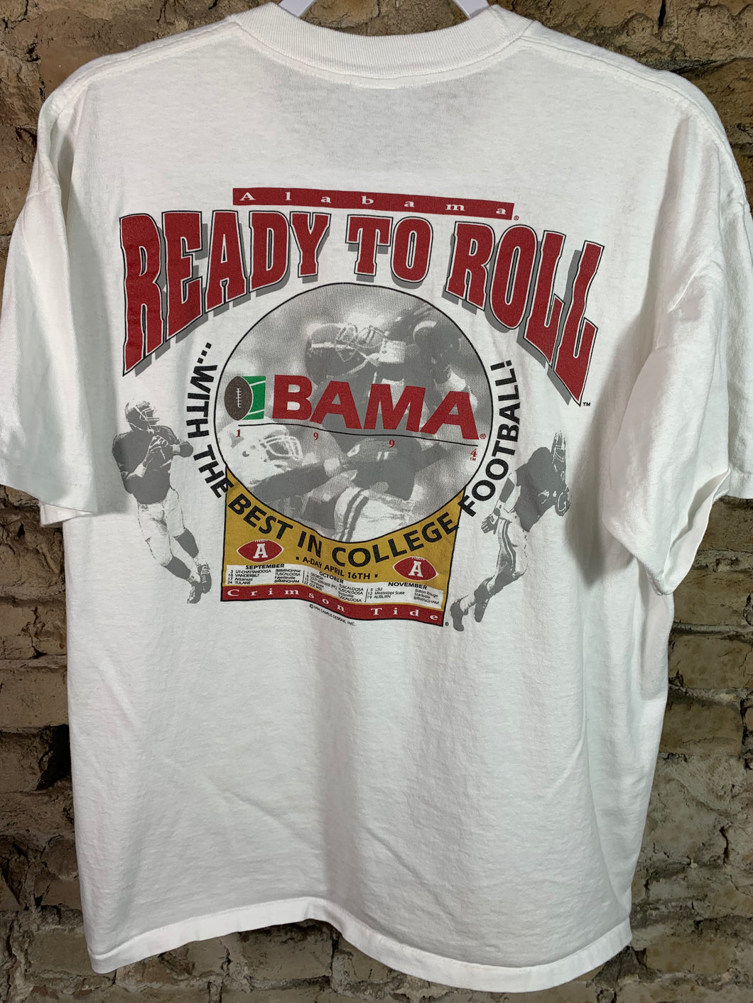 1994 Alabama Football T-Shirt Large