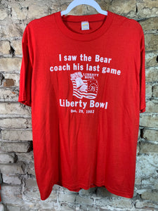 1982 Bears Last Game Rare T-Shirt Large