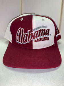 Vintage Alabama Basketball Two Tone Snapback Hat