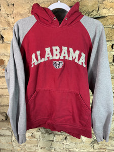 Vintage Alabama Two Tone Hoodie Sweatshirt Medium